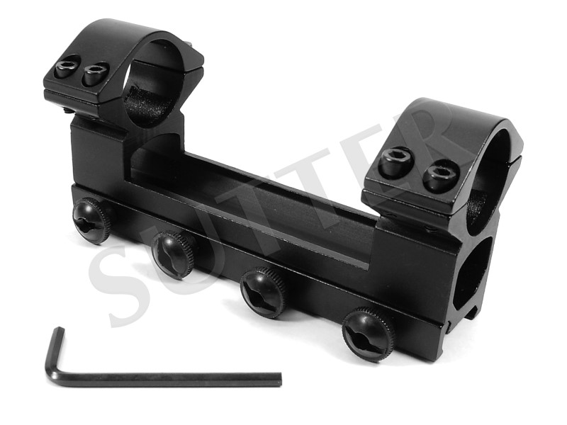 Adaptateur rail de 11 mm sur rail Weaver /Picatinny prisme de 21 mm